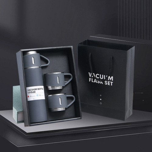 Stainless Steel Premium Vacuum Flask Set