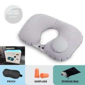 3 in 1 Inflatable Travel Neck Pillow